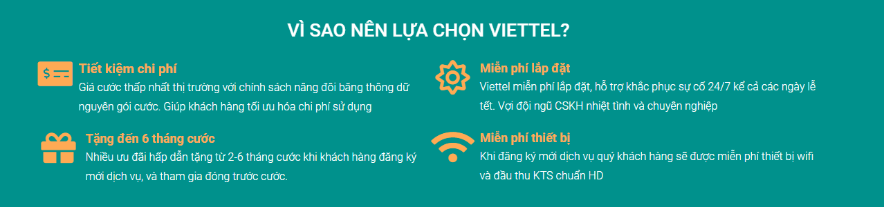 Khuyến mãi lắp mạng Viettel Phú Tân mới nhất