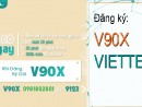 Gói cước V90X Viettel