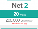 Gói cước cáp quang viettel 20 Mbps giá chỉ 200.000