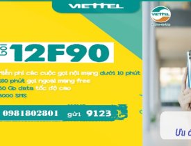 Gói cước 12F90 Viettel