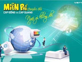 MIỄN PHÍ CHUYỂN ĐỔI TỪ CÁP ĐỒNG LÊN CÁP QUANG