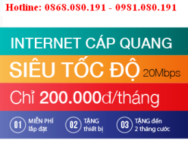 Lắp đặt mạng wifi cáp quang Viettel Quận Bình Thạnh
