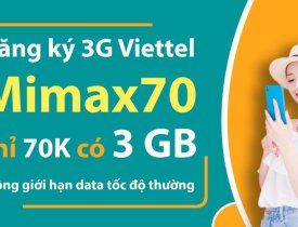 Gói cước MIMAX70 Viettel