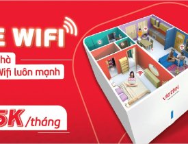 Tận hưởng Wifi luôn mạnh, phủ sóng cả nhà với Homewifi Viettel
